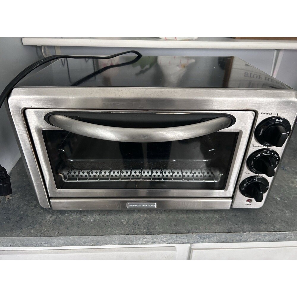 KitchenAid Toaster Oven Counter Top Bake Broil Toast Keep Warm Timer